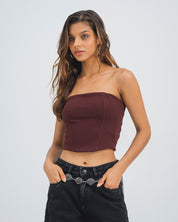 BLUSA AJUSTADA STRAPLESS RONRI