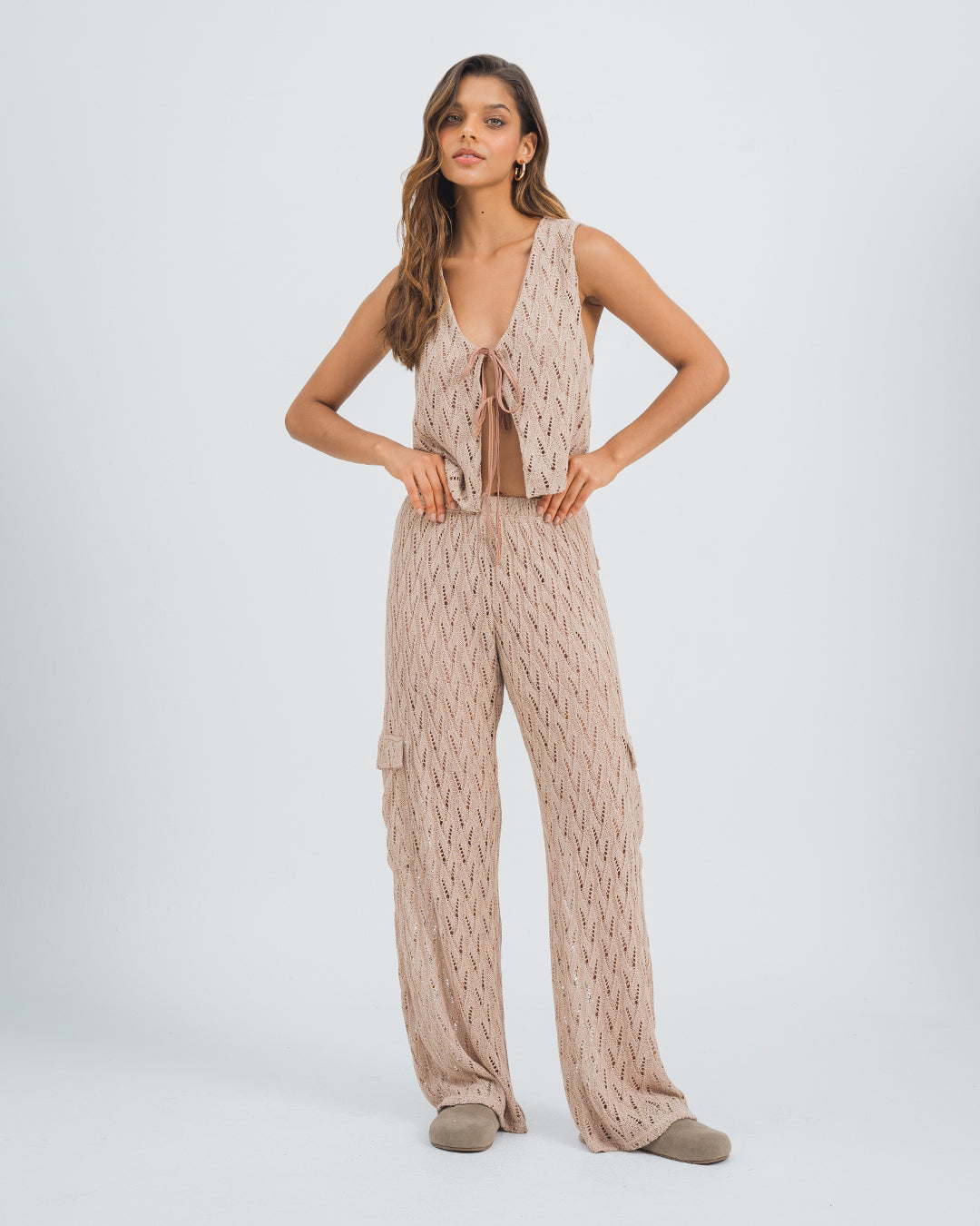 BLUSA SEMI AJUSTADA MANGA SISA BASILI