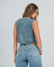 BLUSA SEMI AMPLIA MANGA SISA LACIO
