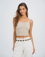 BLUSA AJUSTADA TIRAS RALI