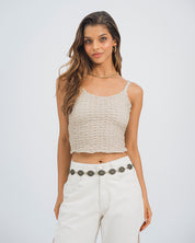 BLUSA AJUSTADA TIRAS RALI