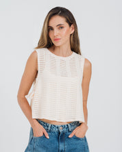 BLUSA SEMI AMPLIA MANGA SISA CIRIO