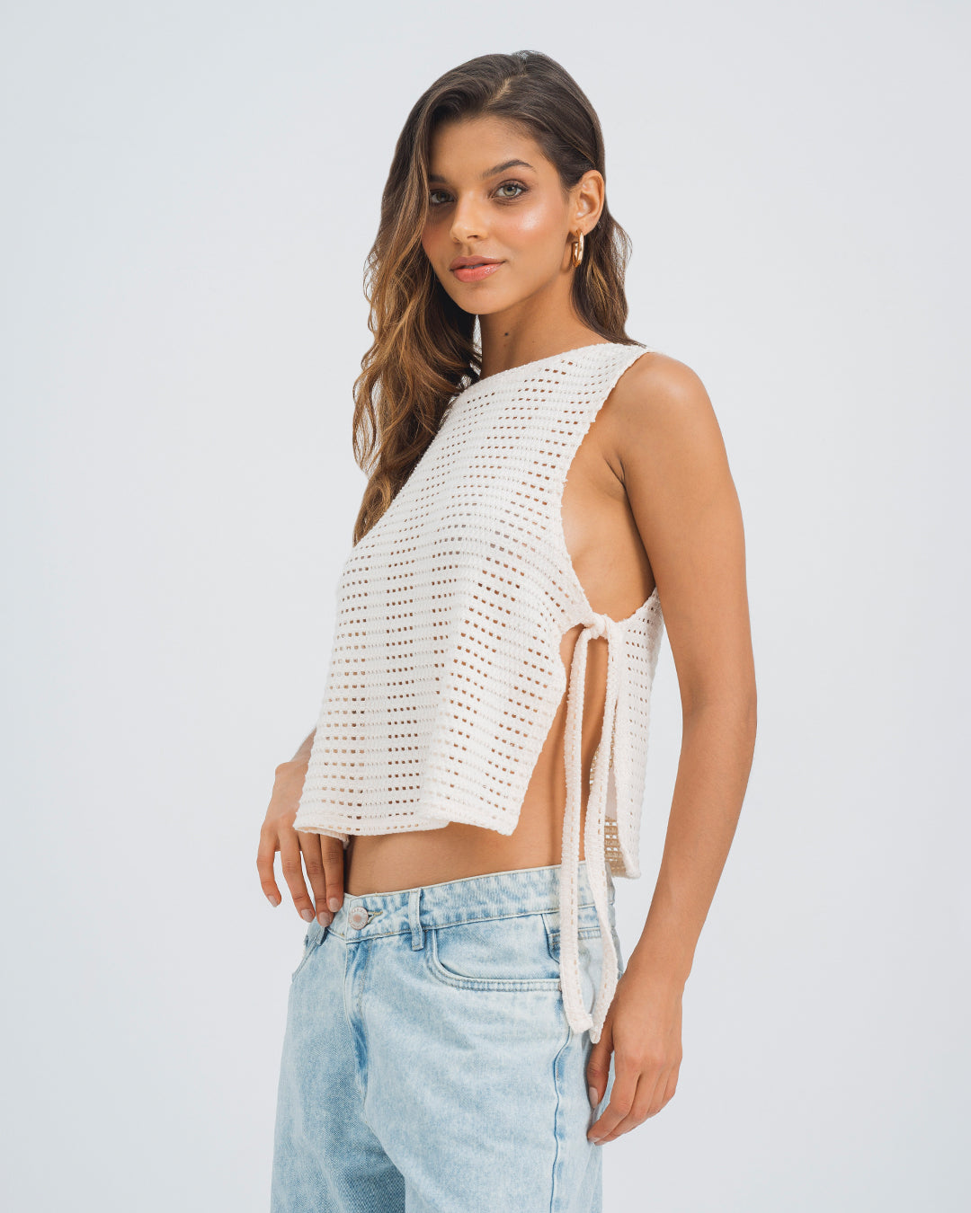 BLUSA SEMI AMPLIA MANGA SISA CIRIO