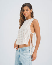 BLUSA SEMI AMPLIA MANGA SISA CIRIO