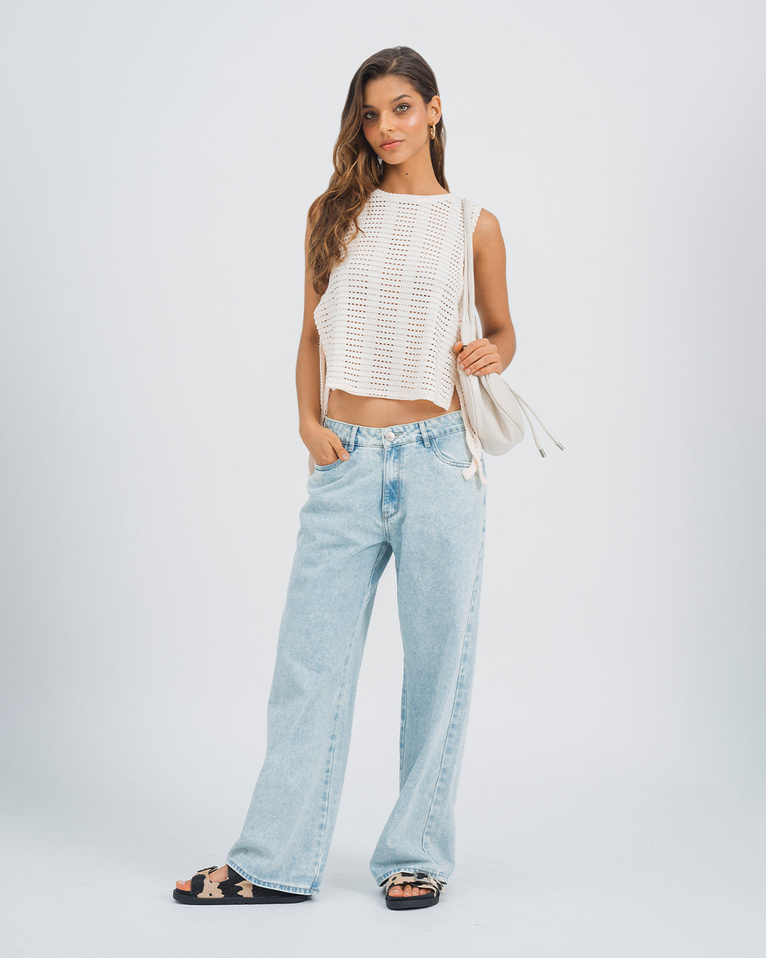 BLUSA SEMI AMPLIA MANGA SISA CIRIO