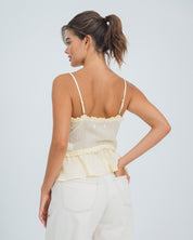 BLUSA SEMI AJUSTADA TIRAS GIANI