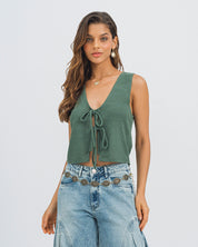 BLUSA SEMI AMPLIA MANGA SISA YUNPI KARIBIK