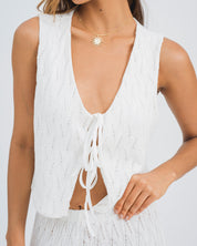 BLUSA SEMI AJUSTADA MANGA SISA ISOLA KARIBIK