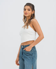 BLUSA AJUSTADA TIRAS RIVA