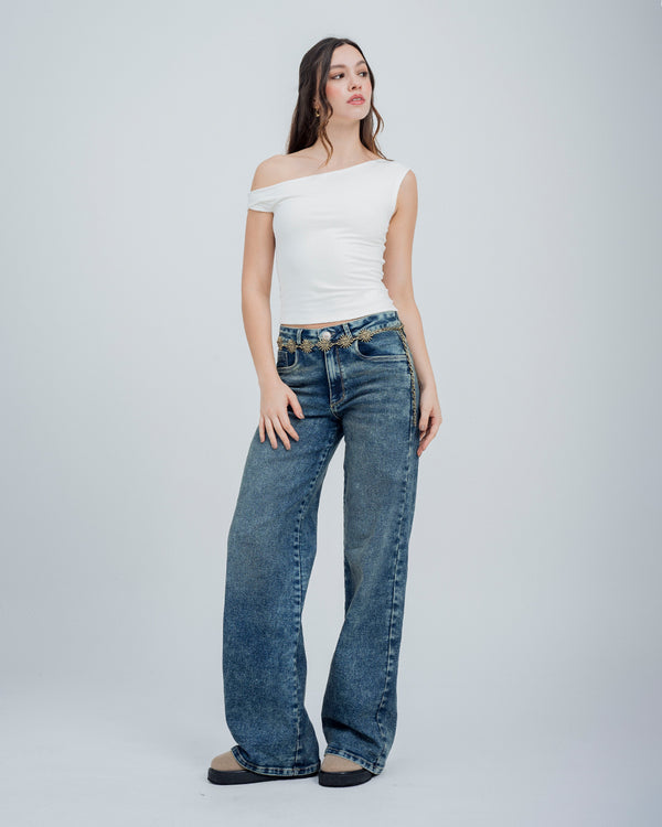 BLUSA AJUSTADA MANGA CORTA DAREK