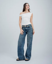 BLUSA AJUSTADA MANGA CORTA DAREK