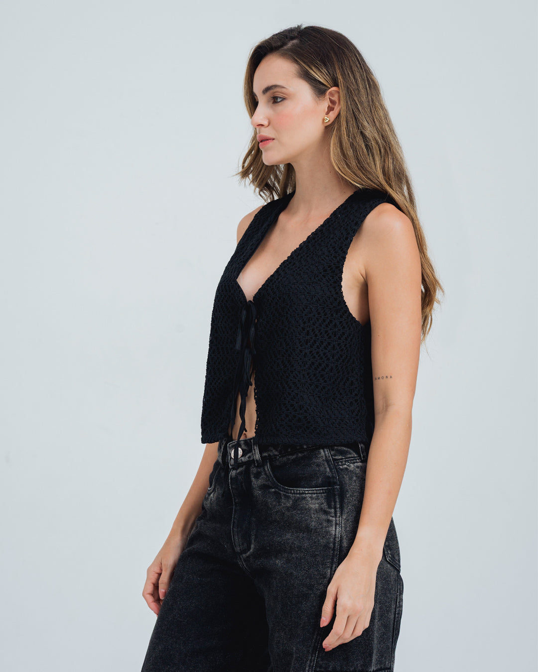 BLUSA SEMI AMPLIA MANGA SISA EINAR