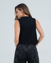 BLUSA SEMI AMPLIA MANGA SISA EINAR