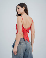 BLUSA SEMI AJUSTADA TIRAS EMA