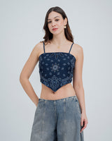 BLUSA SEMI AJUSTADA TIRAS LIAN