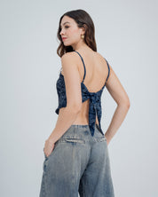 BLUSA SEMI AJUSTADA TIRAS LIAN