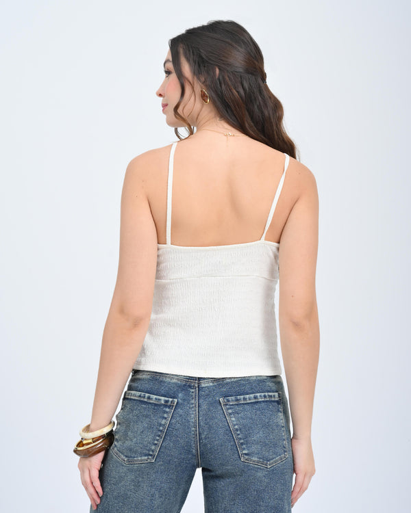 BLUSA SEMI AJUSTADA TIRAS LIRI