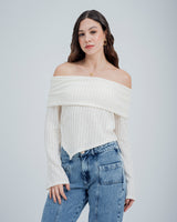 BLUSA AJUSTADA OFF SHOULDER LUI