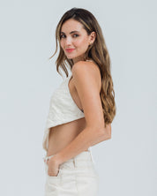 BLUSA AJUSTADA DE UN HOMBRO ALUNA