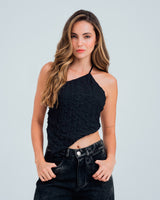 BLUSA AJUSTADA DE UN HOMBRO AURI