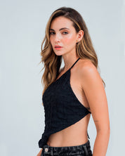 BLUSA AJUSTADA DE UN HOMBRO AURI