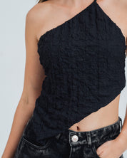 BLUSA AJUSTADA DE UN HOMBRO AURI