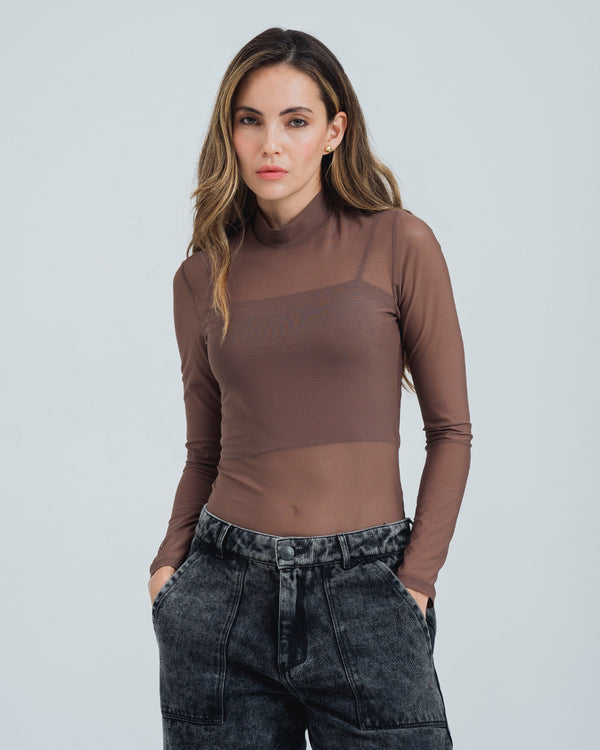 BLUSA AJUSTADA MANGA LARGA VANI