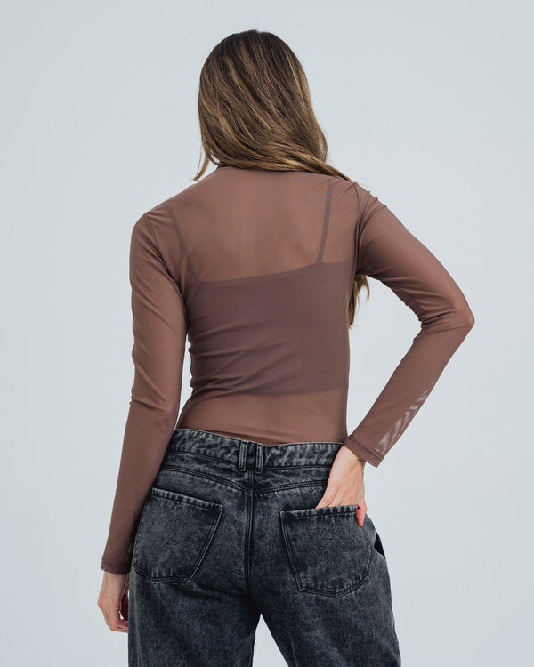 BLUSA AJUSTADA MANGA LARGA VANI