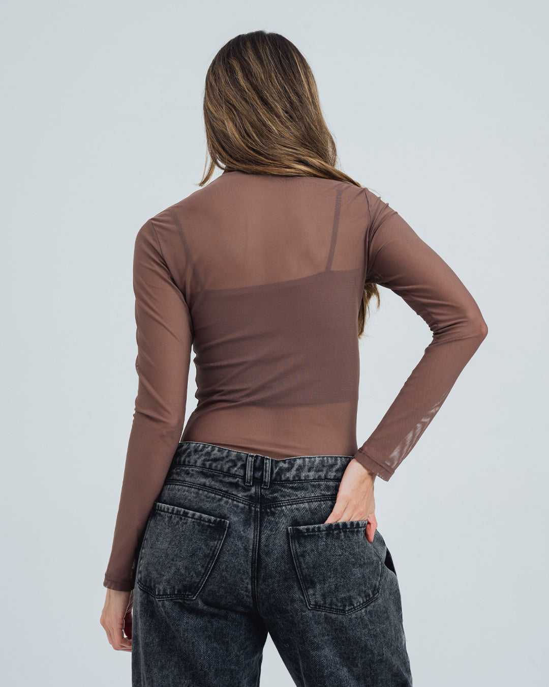 BLUSA AJUSTADA MANGA LARGA VANI