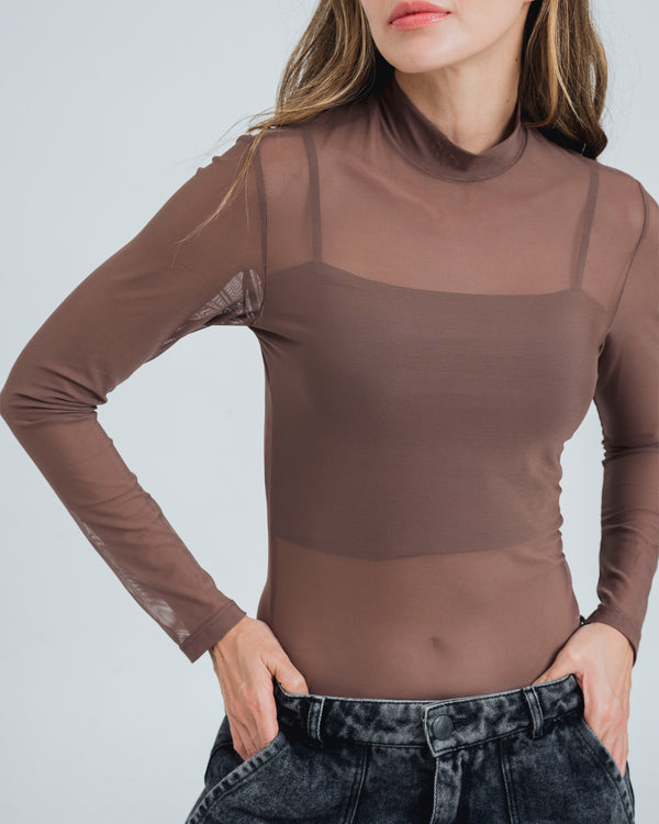 BLUSA AJUSTADA MANGA LARGA VANI