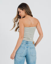 BLUSA AJUSTADA STRAPLESS ZIRO