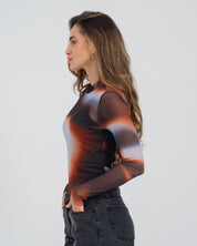 BLUSA AJUSTADA MANGA LARGA OLIV
