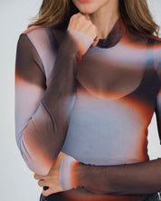 BLUSA AJUSTADA MANGA LARGA OLIV