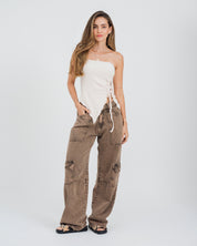 BLUSA AJUSTADA STRAPLESS ZIRA