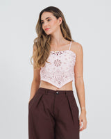 BLUSA SEMI AJUSTADA TIRAS ATRAI