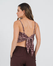 BLUSA SEMI AJUSTADA TIRAS OUSET