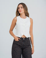 BLUSA SEMI AJUSTADA MANGA SISA TORI