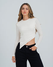 BLUSA AJUSTADA MANGA LARGA OSTRI