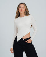 BLUSA AJUSTADA MANGA LARGA OSTRI