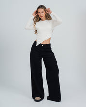 BLUSA AJUSTADA MANGA LARGA OSTRI