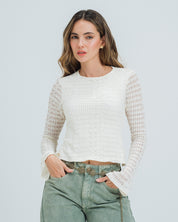 BLUSA AJUSTADA MANGA LARGA PAPS