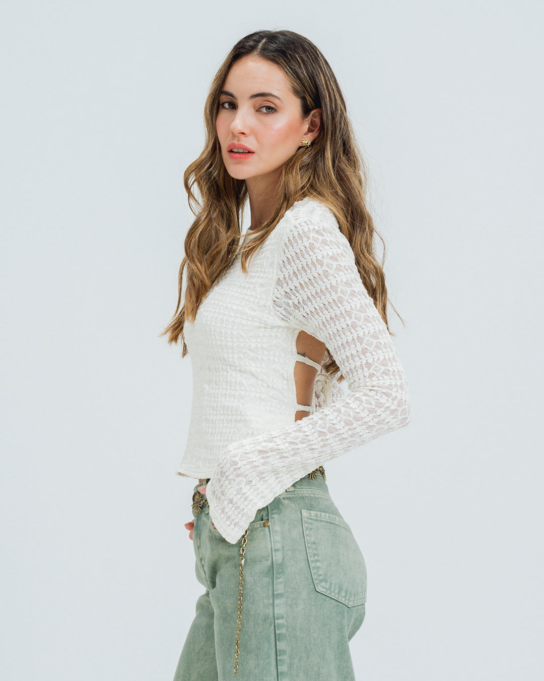 BLUSA AJUSTADA MANGA LARGA PAPS