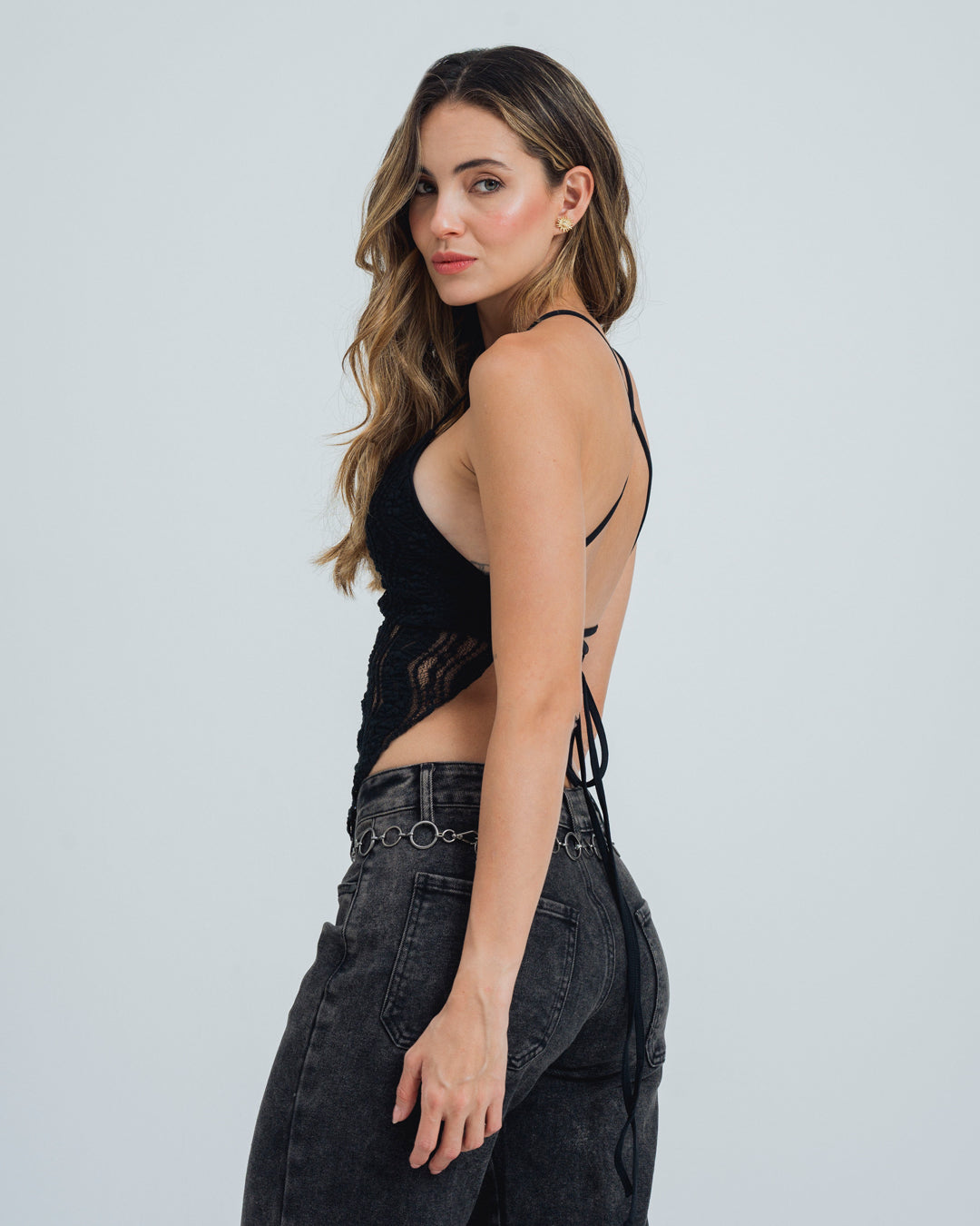BLUSA SEMI AJUSTADA TIRAS EVOH