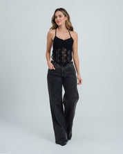 BLUSA SEMI AJUSTADA TIRAS EVOH