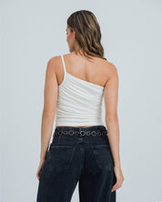 BLUSA AJUSTADA DE UN HOMBRO LETTE
