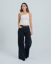 BLUSA AJUSTADA DE UN HOMBRO LETTE