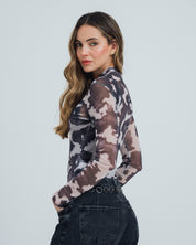 BLUSA AJUSTADA MANGA LARGA CONY