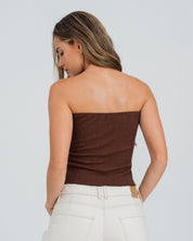 BLUSA AJUSTADA STRAPLESS ZURU