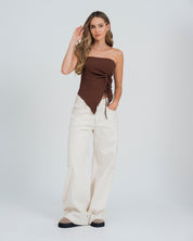 BLUSA AJUSTADA STRAPLESS ZURU