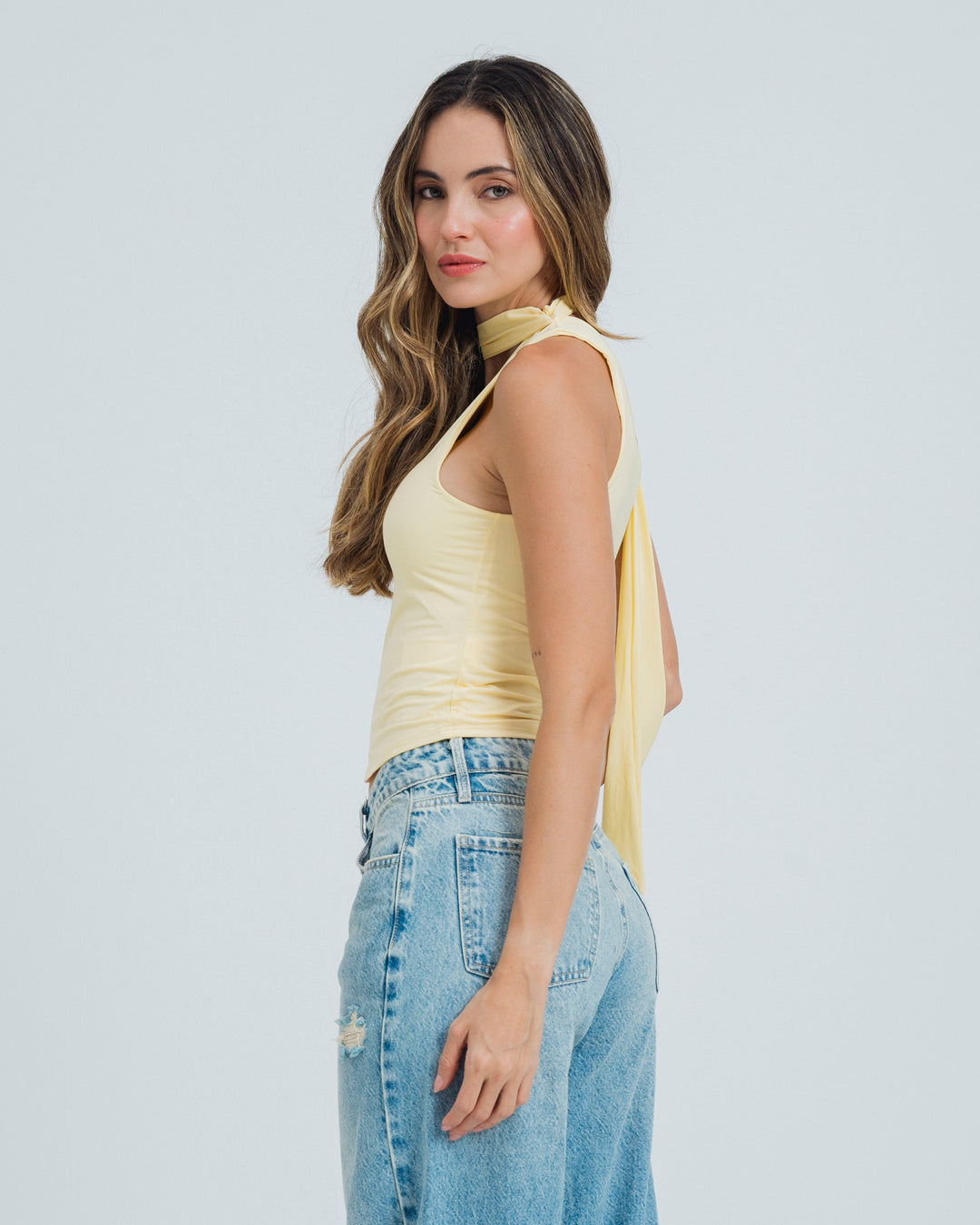 BLUSA AJUSTADA DE UN HOMBRO MAIA